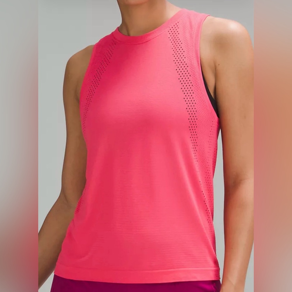lululemon athletica Bright Pink Tank Top